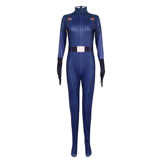 Thunderbolts (2025) Yelena Belova Women Blue Jumpsuit Outfits Halloween Carnival Cosplay Costume