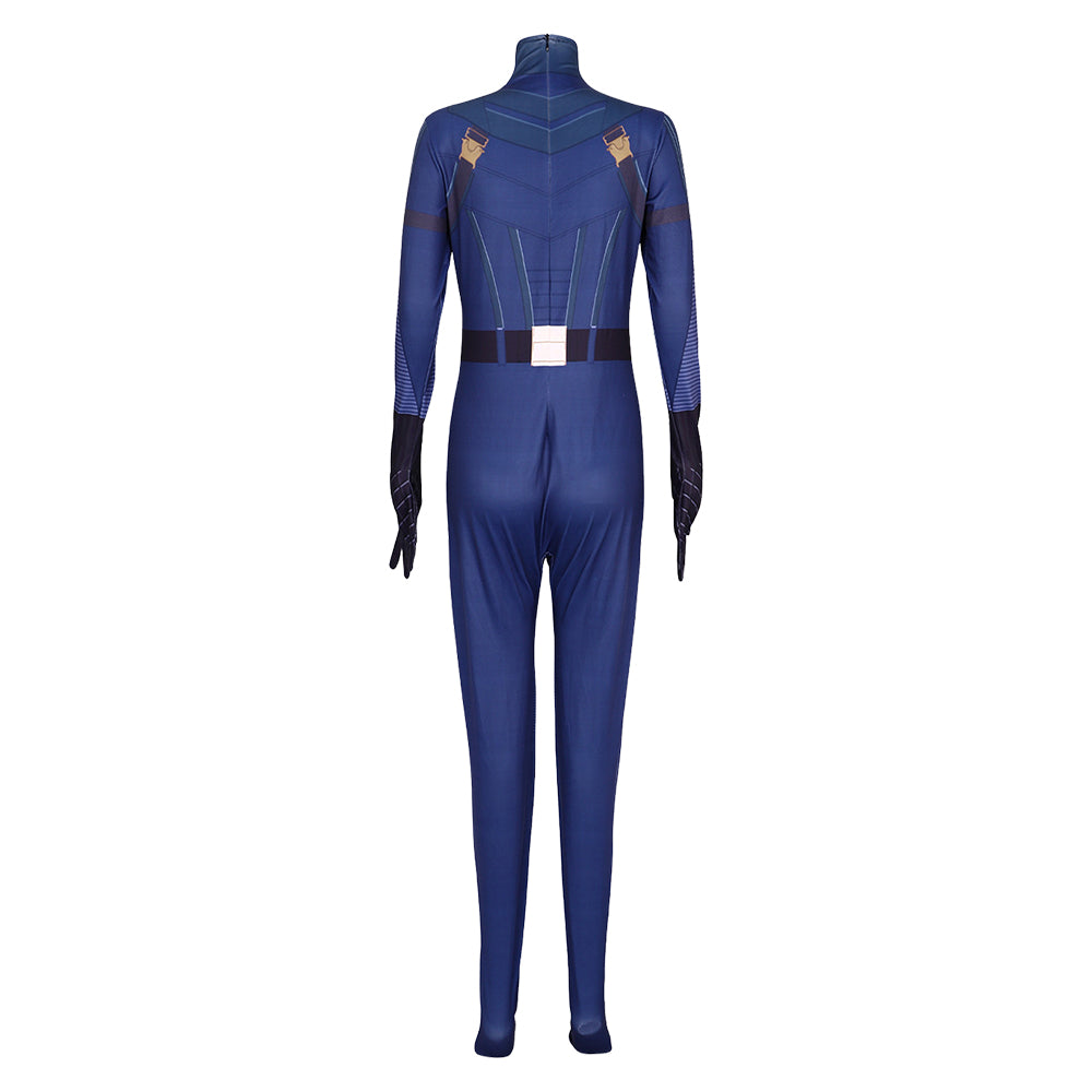 Thunderbolts (2025) Yelena Belova Women Blue Jumpsuit Outfits Halloween Carnival Cosplay Costume