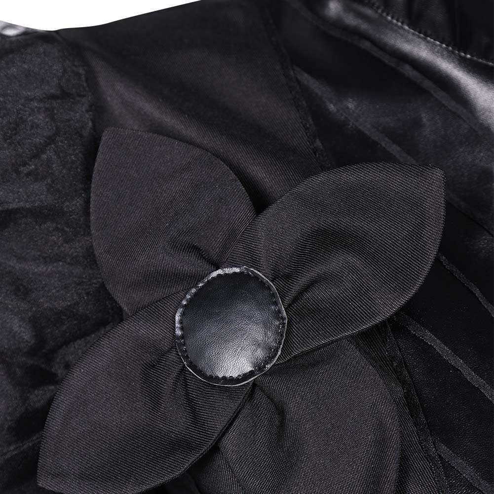 The Sandman Season 2 Death Black Gothic Dress Halloween Carnival Party Cosplay Costume