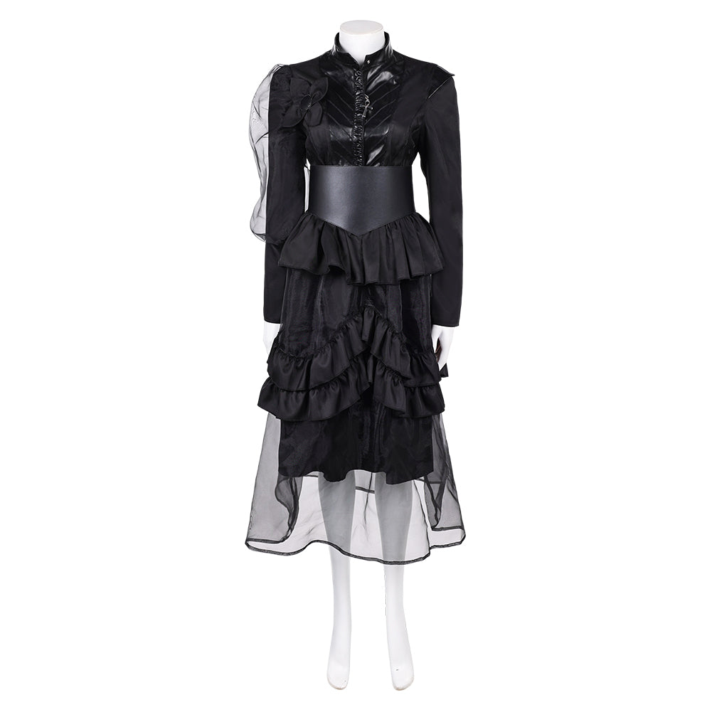 The Sandman Season 2 Death Black Gothic Dress Halloween Carnival Party Cosplay Costume
