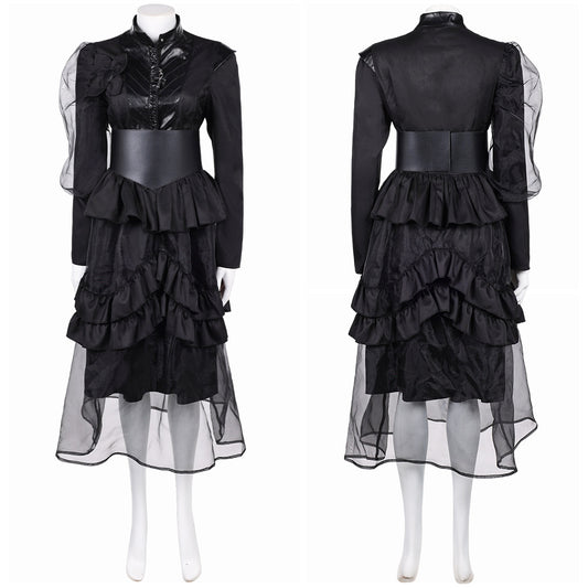 The Sandman Season 2 Death Black Gothic Dress Halloween Carnival Party Cosplay Costume