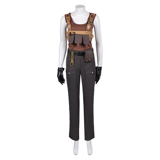 Jurassic World Rebirth Zora Bennett Women Top Pants Outfits Halloween Carnival Party Cosplay Costume