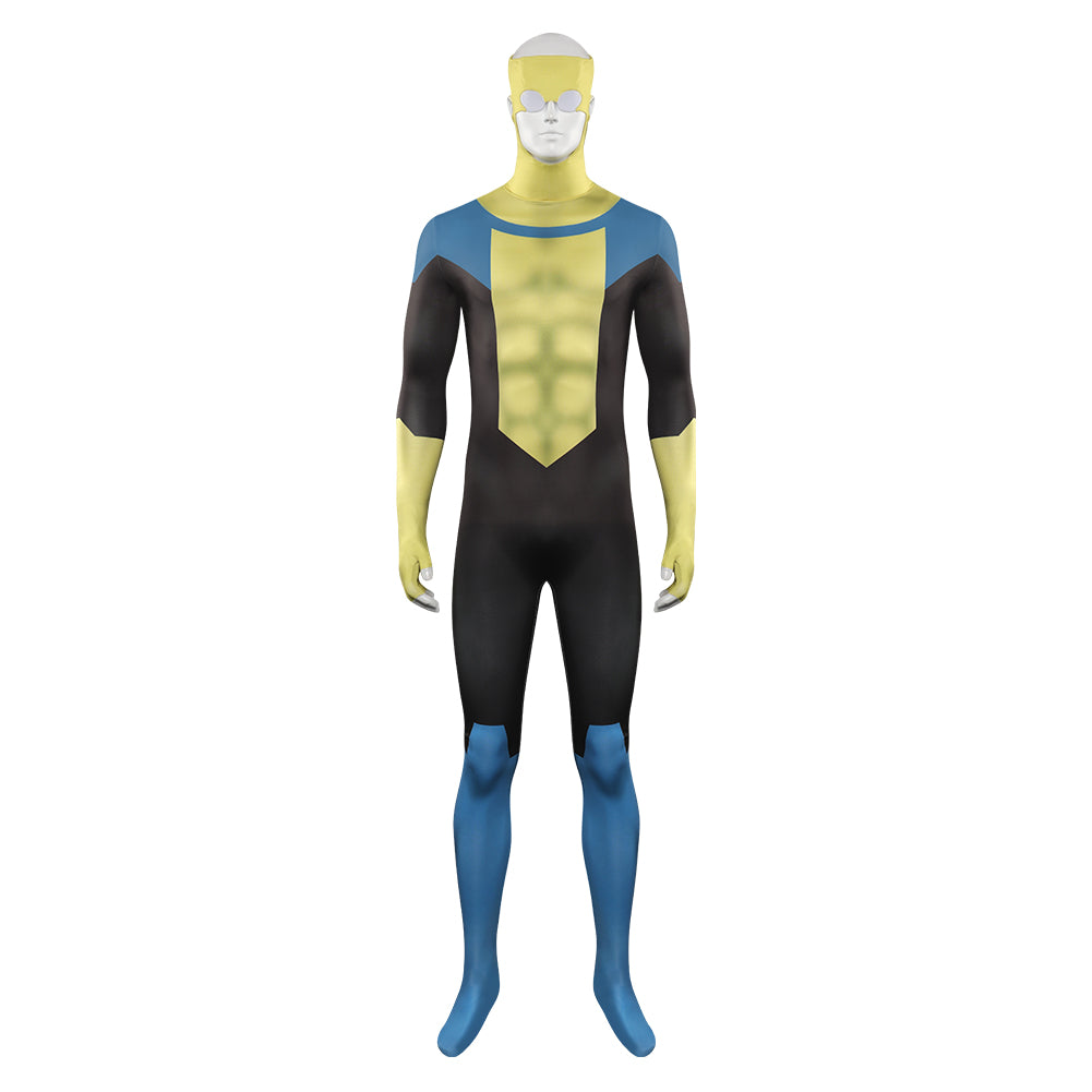 Invincible Mark Jumpsuit Shoes Set Outfits Halloween Carnival Party Suit Cosplay Costume