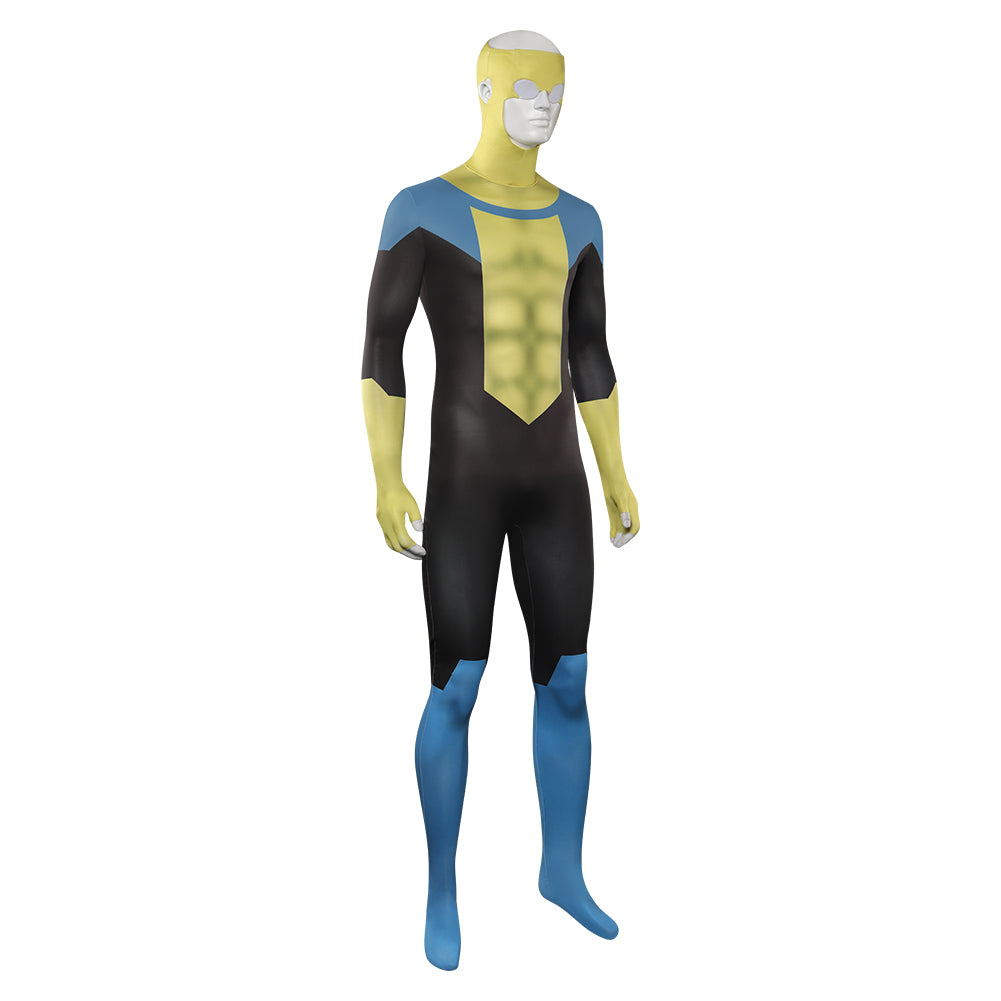Invincible Mark Jumpsuit Shoes Set Outfits Halloween Carnival Party Suit Cosplay Costume