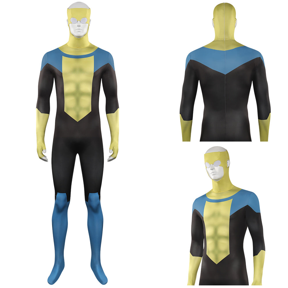 Invincible Mark Jumpsuit Shoes Set Outfits Halloween Carnival Party Suit Cosplay Costume
