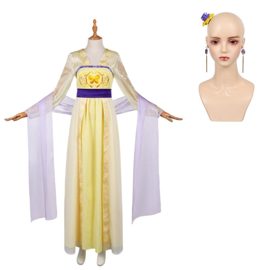 The Apothecary Diaries Season 2 Maomao Yellow Hanfu Dress Outfits Halloween Carnival Cosplay Costume