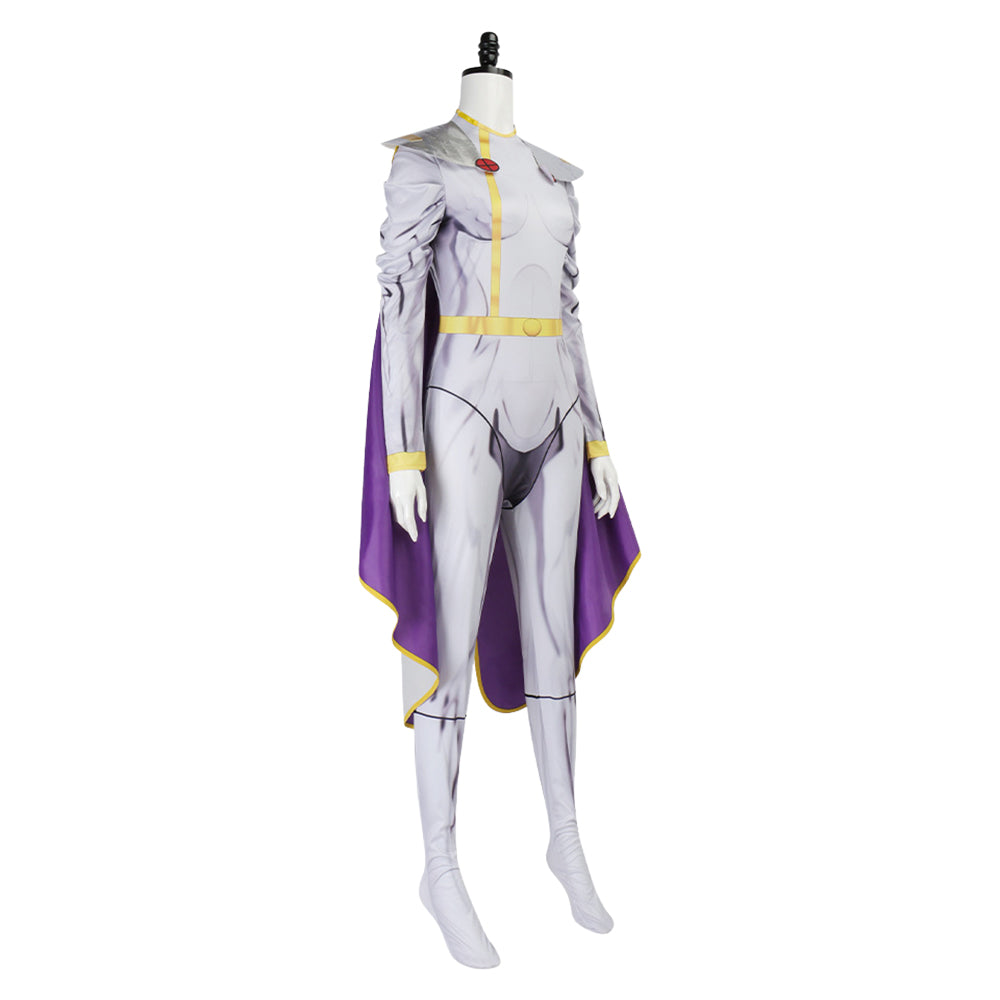 X Men '97 Storm White Jumpsuits Outfits Halloween Carnival Cosplay Costume