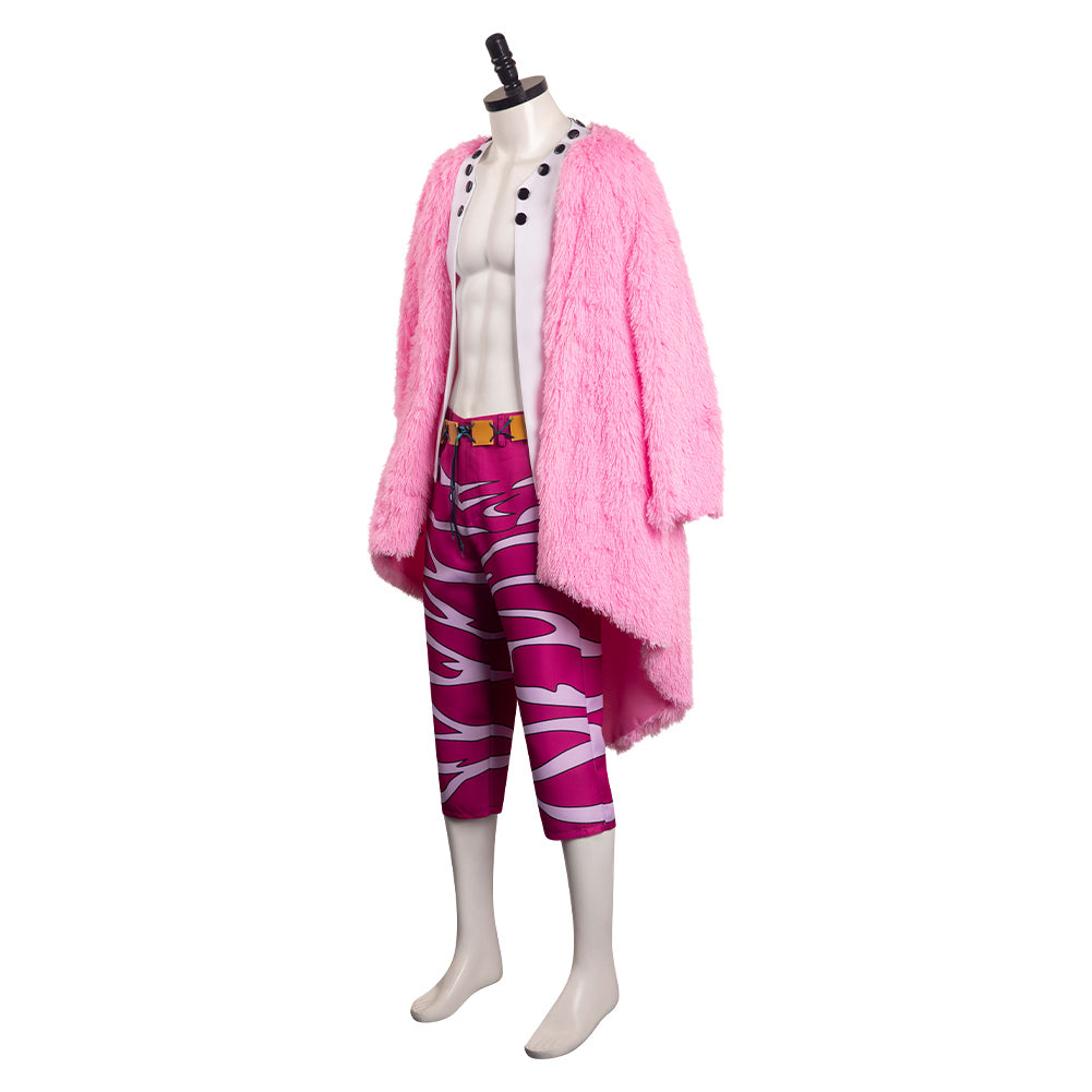 One Piece Donquixote Doflamingo Outfits Halloween Carnival Suit Cosplay Costume