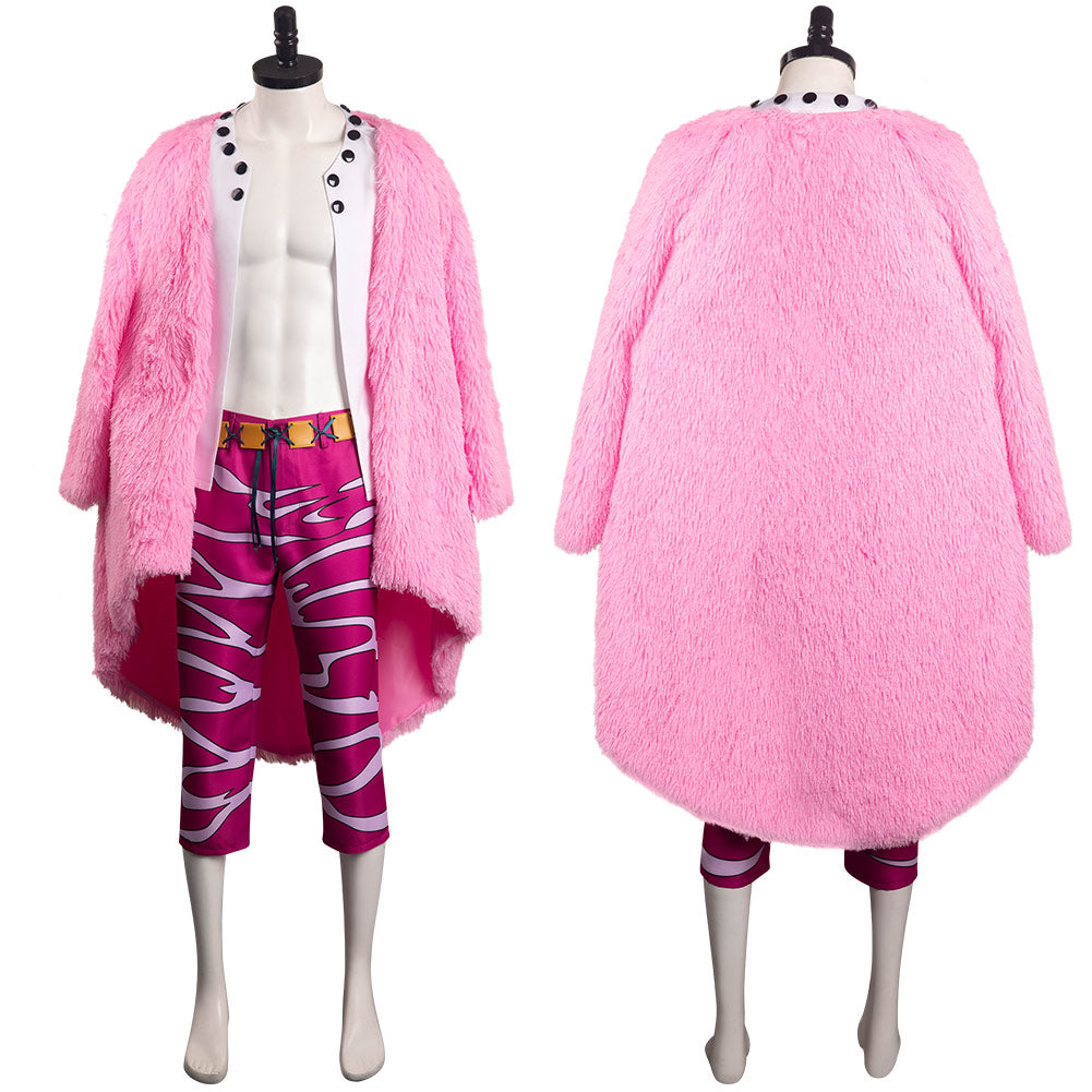 One Piece Donquixote Doflamingo Outfits Halloween Carnival Suit Cosplay Costume