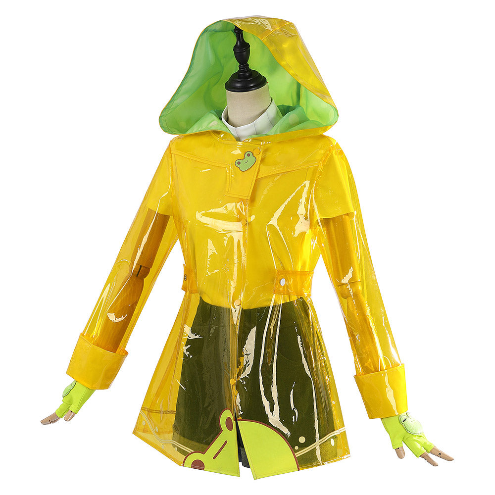Overwatch 2 Mei Rainy Day Yellow Raincoat Set Outfits Halloween Carnival Cosplay Costume