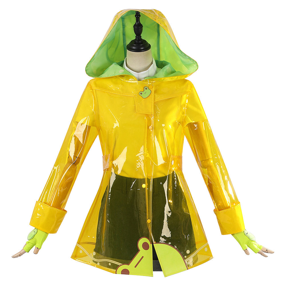 Overwatch 2 Mei Rainy Day Yellow Raincoat Set Outfits Halloween Carnival Cosplay Costume
