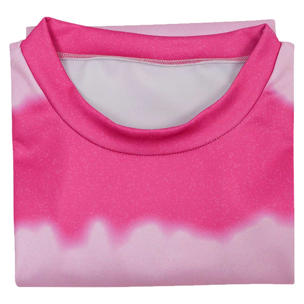 Kpop Demon Hunters Saja Boys Baby Pink Top Outfits Halloween Carnival Party Cosplay Costume