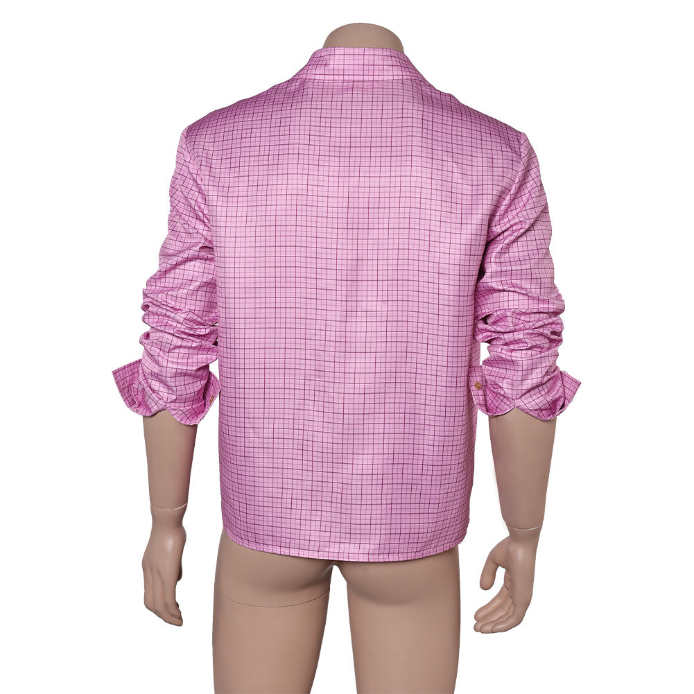 28 Years Later Jamie Men Pink Shirt Outfits Halloween Carnival Cosplay Costume