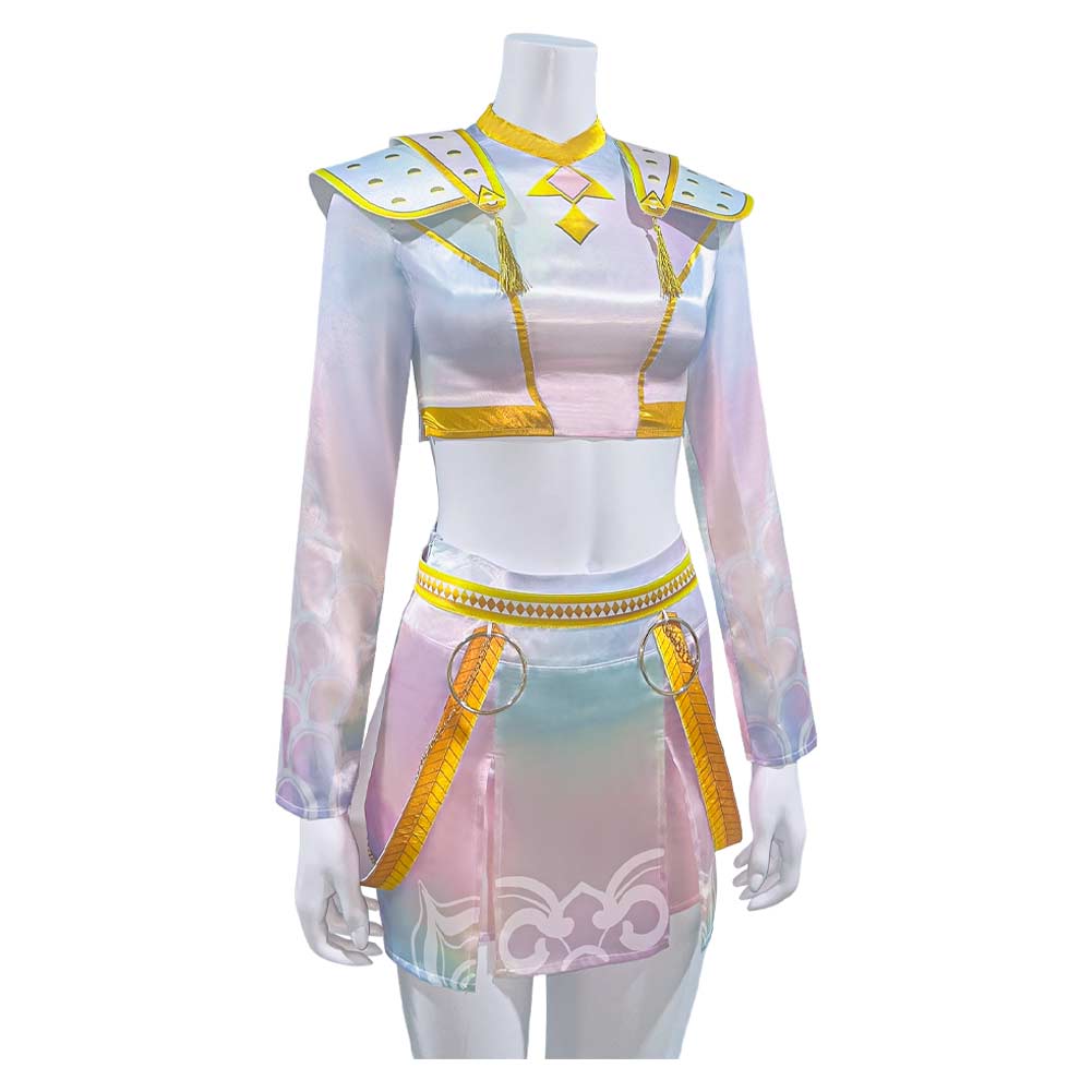 Kpop Demon Hunters Zoey What it Sounds Like Zoey Fullset Halloween Carnival Party Cosplay Costume