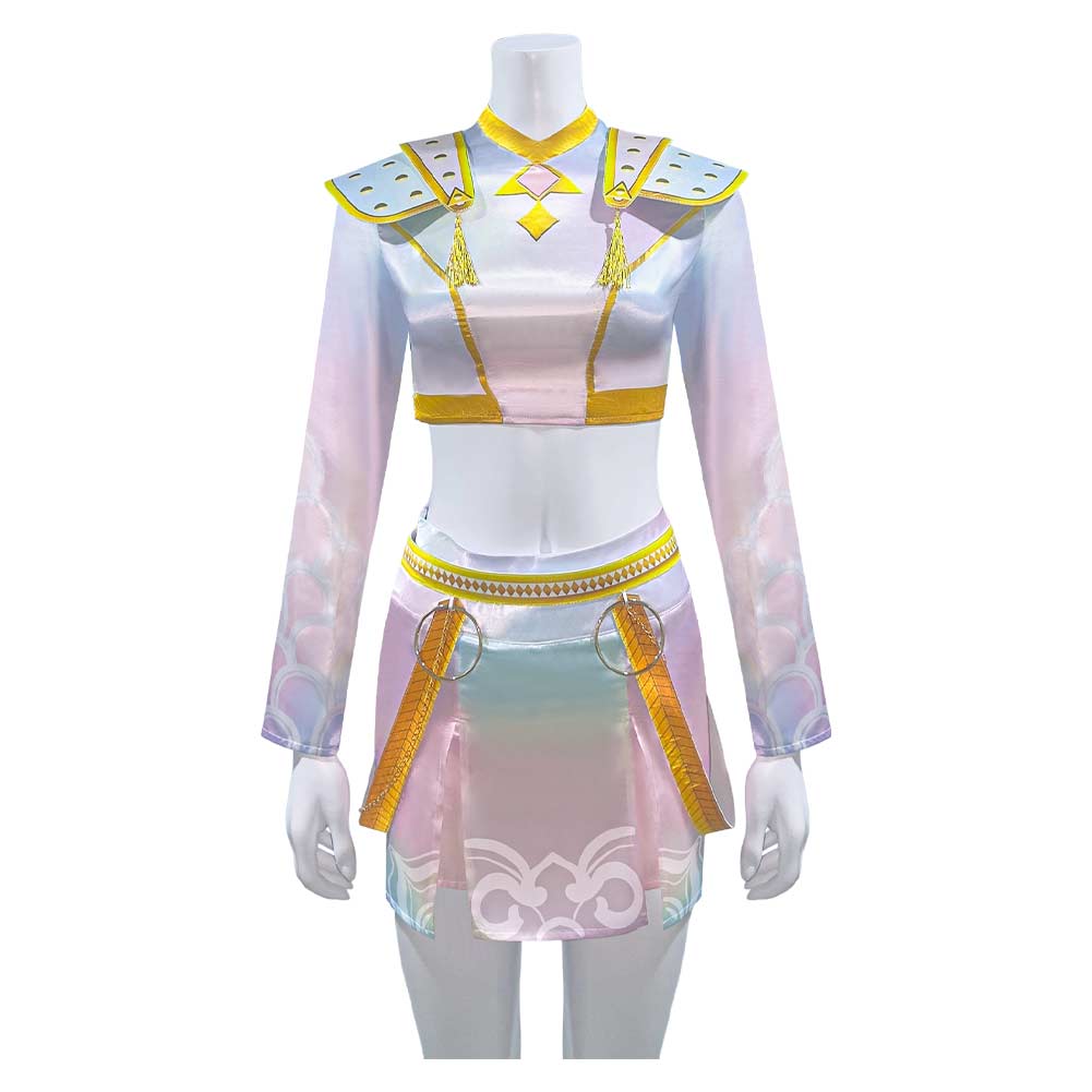 Kpop Demon Hunters Zoey What it Sounds Like Zoey Fullset Halloween Carnival Party Cosplay Costume