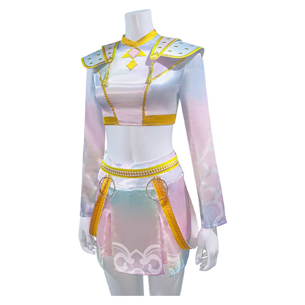 Kpop Demon Hunters Zoey What it Sounds Like Zoey Fullset Halloween Carnival Party Cosplay Costume