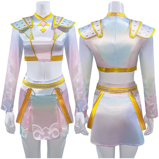 Kpop Demon Hunters Zoey What it Sounds Like Outfits For Kids Halloween Carnival Party Cosplay Costume