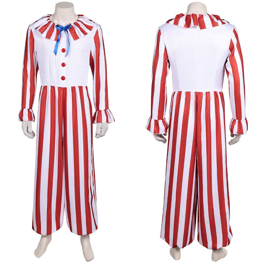 Clown in A Cornfield (2025) Flando the Clown Men Outfits Halloween Carnival Cosplay Costume