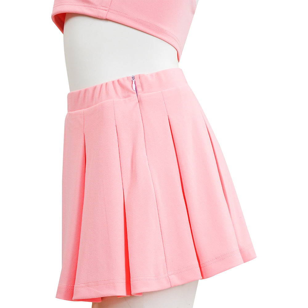 Death Note Misa Amane Women Pink Skirt Outfits Halloween Carnival Cosplay Costume