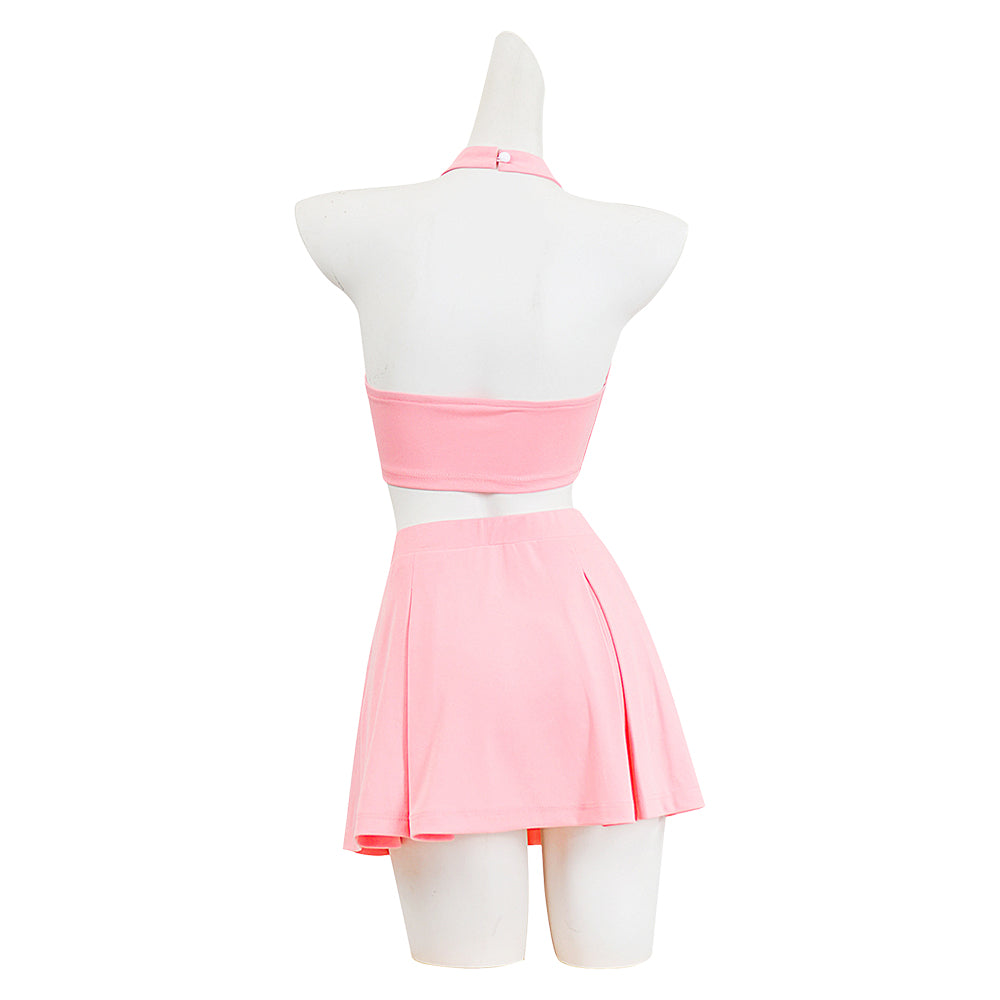 Death Note Misa Amane Women Pink Skirt Outfits Halloween Carnival Cosplay Costume