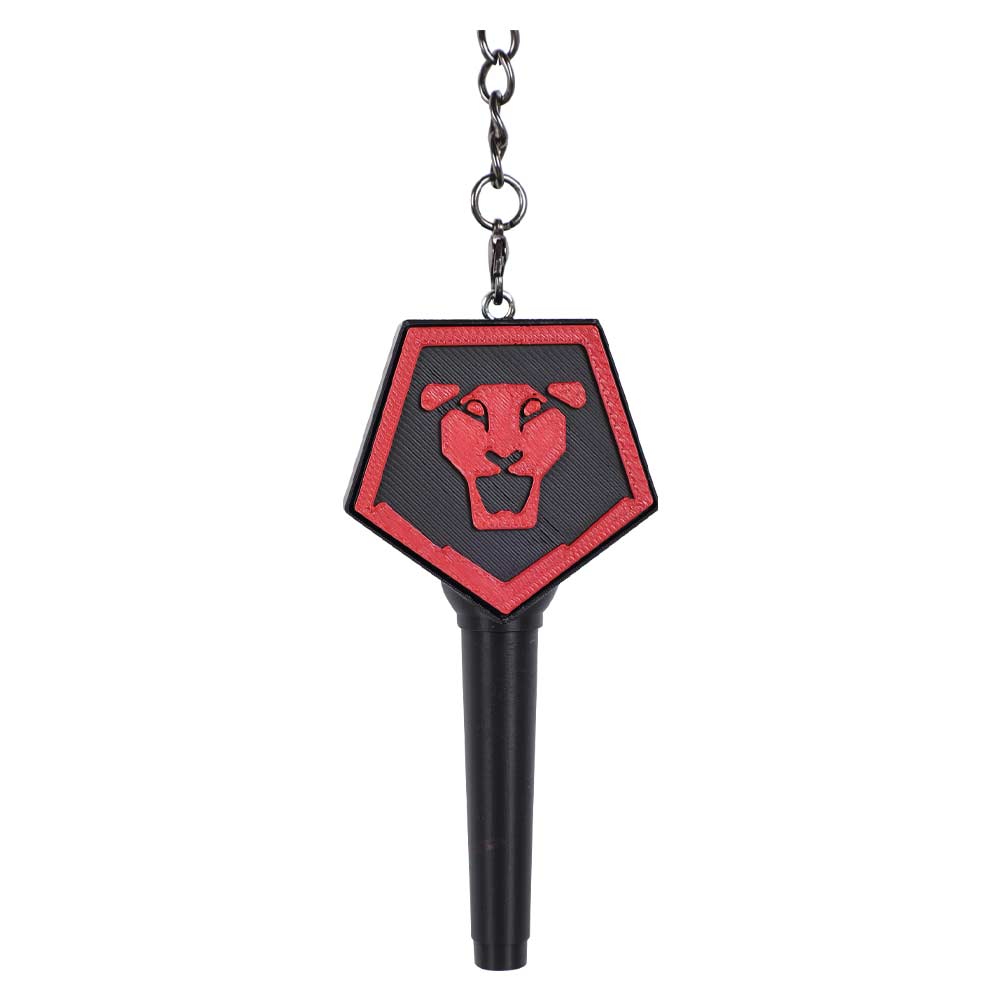 Kpop Demon Hunters Huntrix Saja Boys Fanchant Keychain Halloween Carnival Costume Accessories