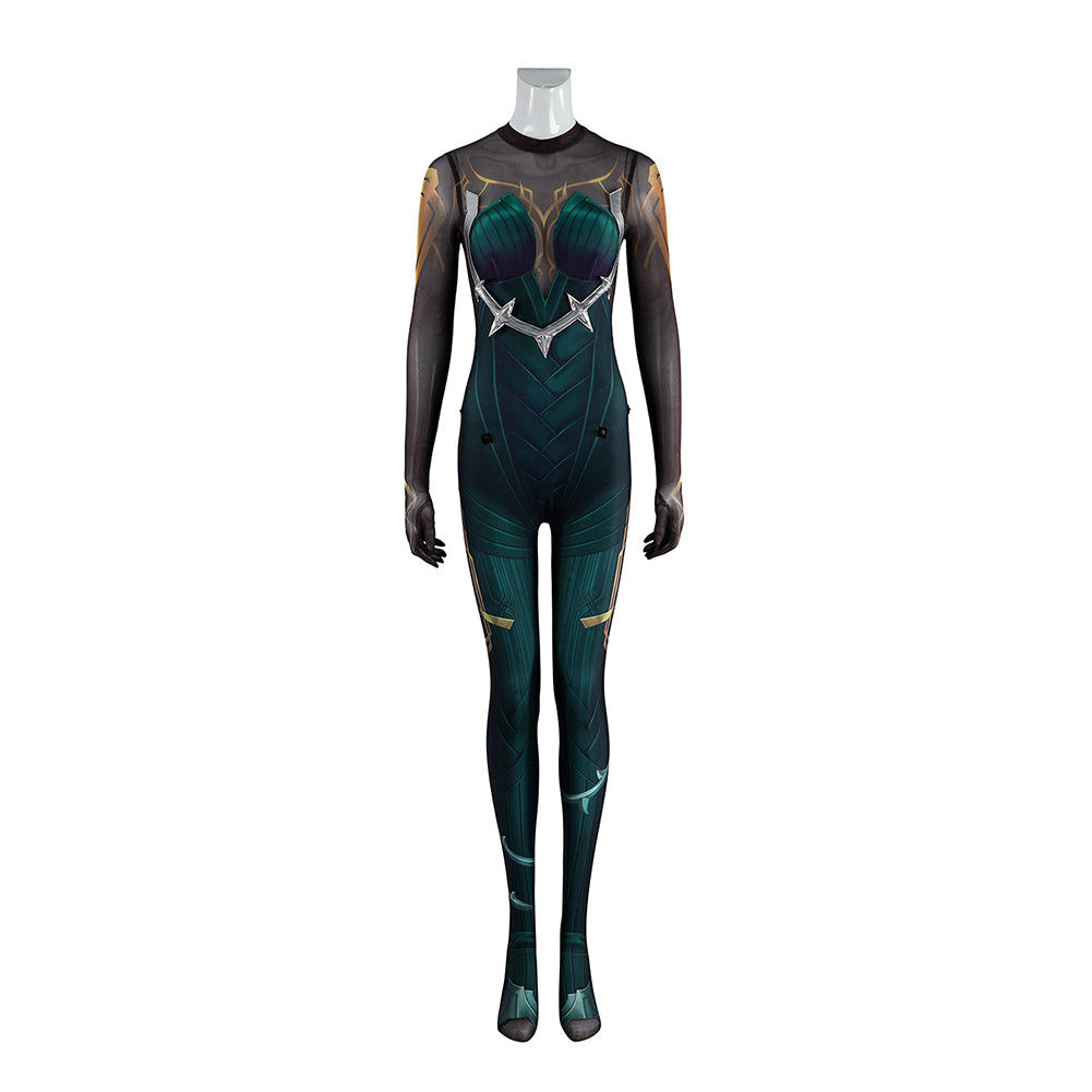 League of Legends Mel Jumpsuit Cloak Set Outfits Halloween Carnival Cosplay Costume