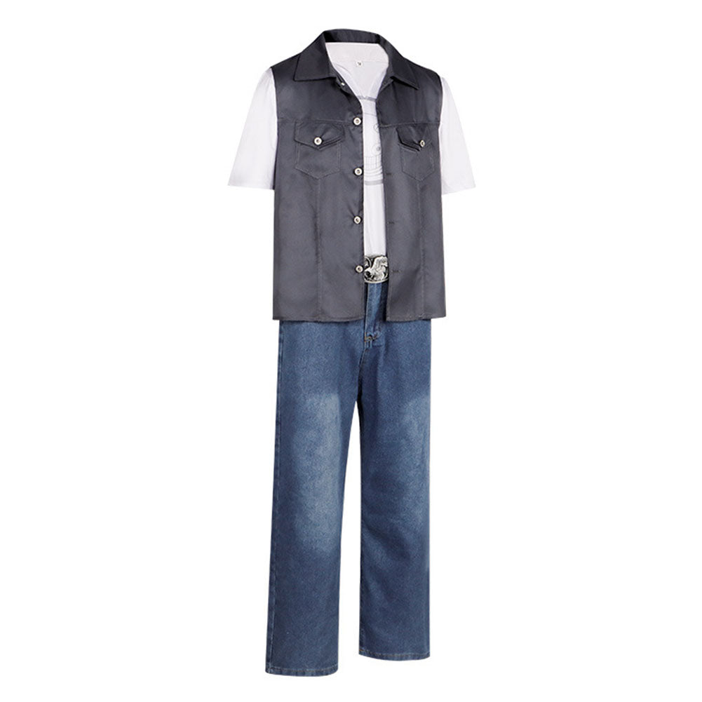 The Electric State (2025) Keats Men Jacket Pants Set Outfits Halloween Carnival Cosplay Costume