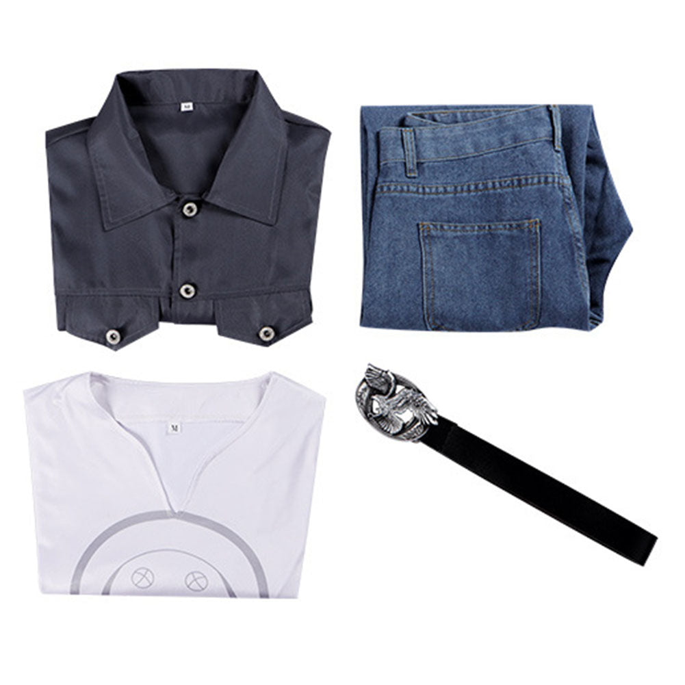 The Electric State (2025) Keats Men Jacket Pants Set Outfits Halloween Carnival Cosplay Costume