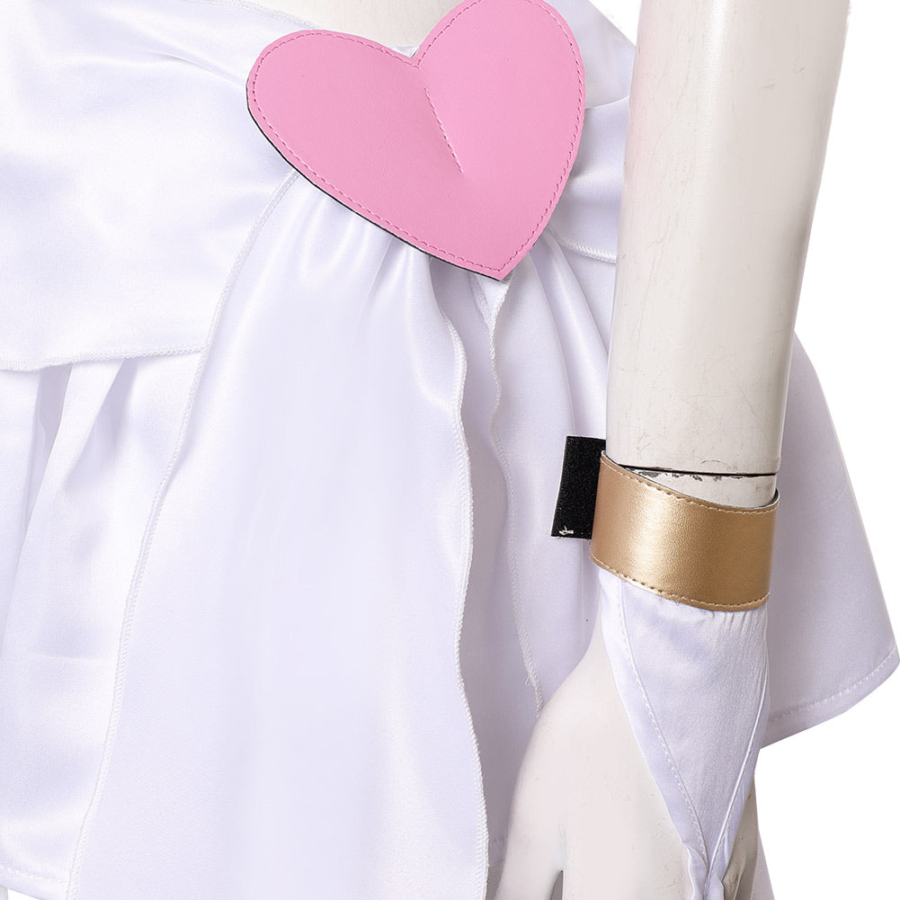 Panty & Stocking Panty Angel White Dress Halloween Carnival Party Cosplay Costume