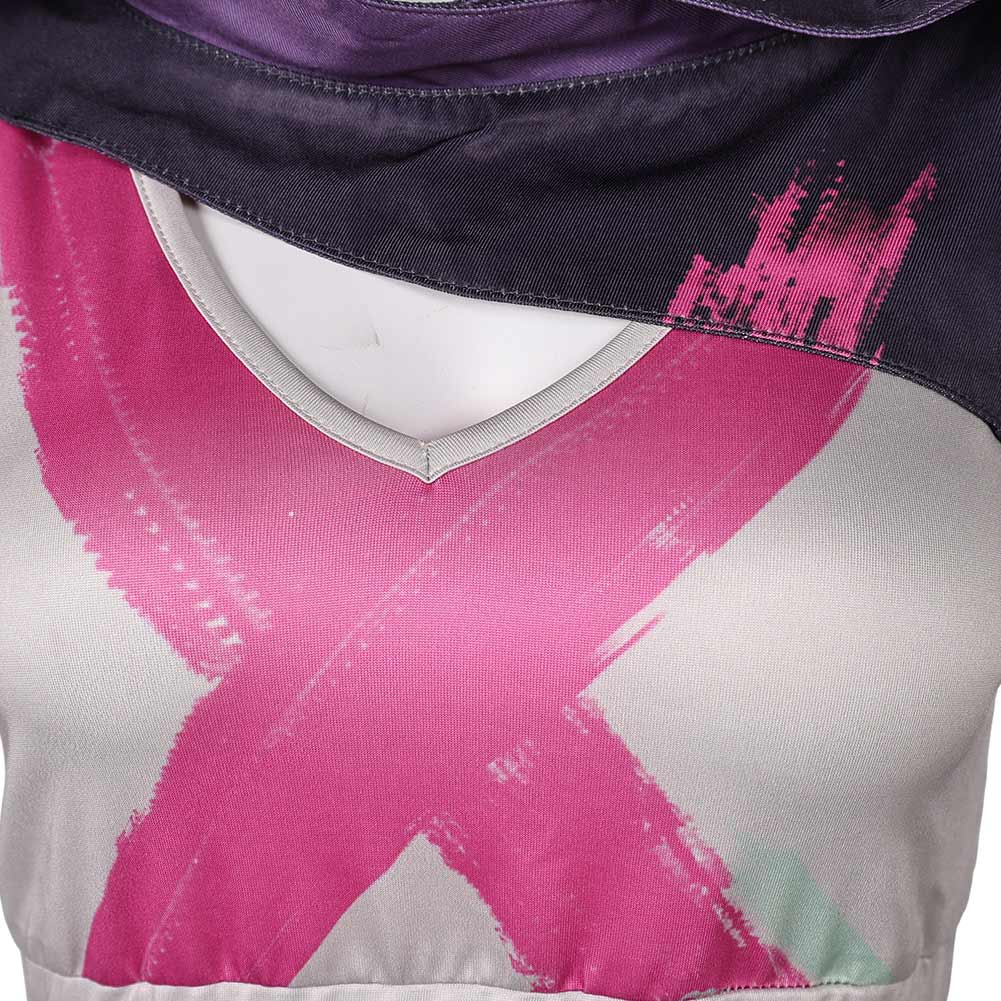 League of Legends Arcane Fractured Jinx Skin Hoodie Outfits Halloween Carnival Cosplay Costume