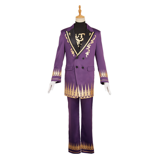 Tokyo Avengers Haitani Ran Purple Suit Outfits Halloween Carnival Cosplay Costume