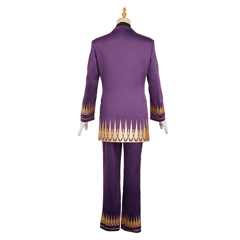 Tokyo Avengers Haitani Ran Purple Suit Outfits Halloween Carnival Cosplay Costume