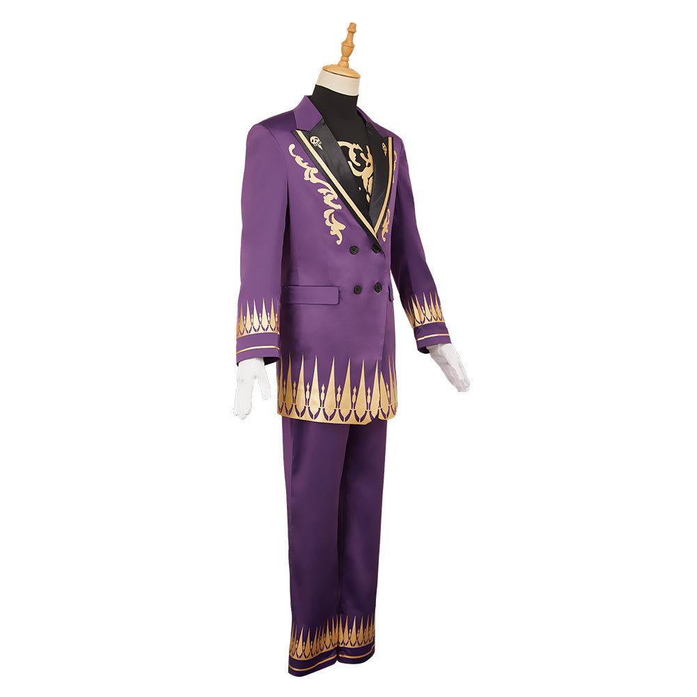 Tokyo Avengers Haitani Ran Purple Suit Outfits Halloween Carnival Cosplay Costume