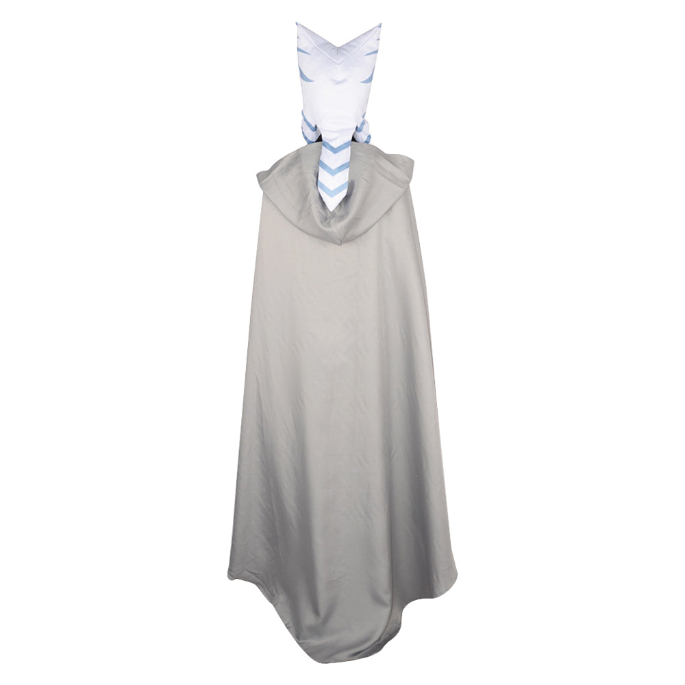 Ahsoka Tano Women Adult Cloak Set Outfits Halloween Carnival Cosplay Costume