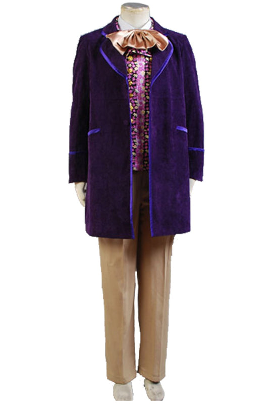 Willy Wonka and the Chocolate Factory 1971 Costume Halloween Carnival Suit