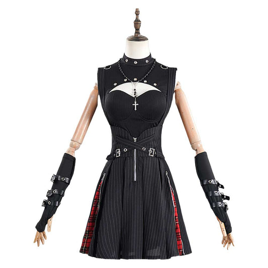 Death Note Misa Amane Women Black Goth Girl Skirt Outfits Halloween Carnival Party Cosplay Costume