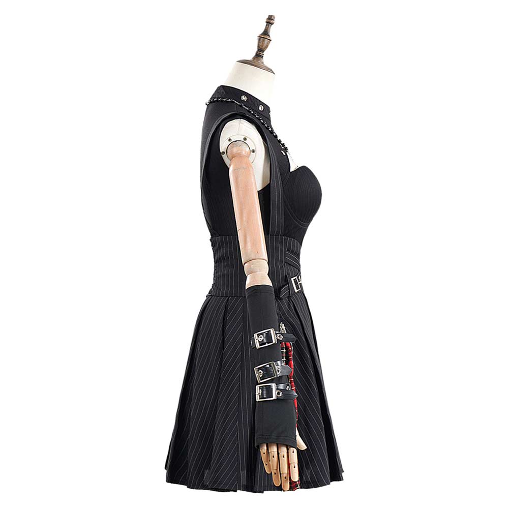 Death Note Misa Amane Women Black Goth Girl Skirt Outfits Halloween Carnival Party Cosplay Costume