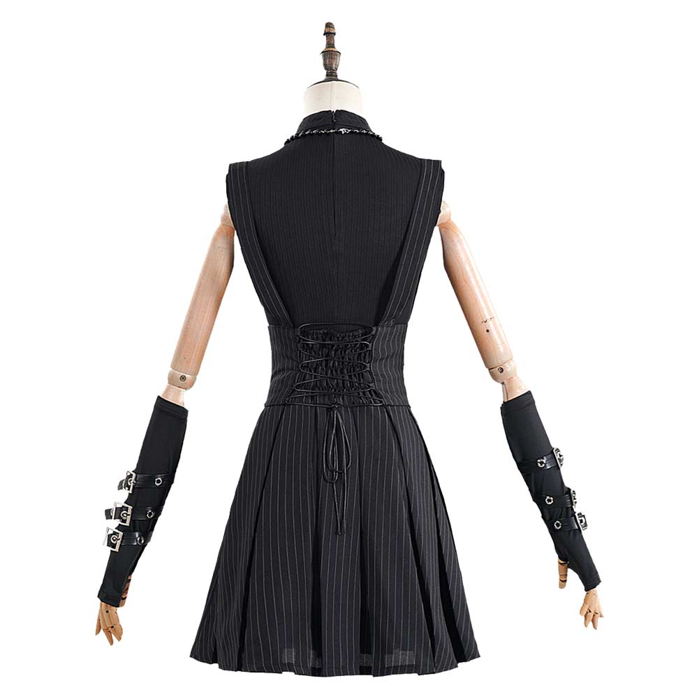 Death Note Misa Amane Women Black Goth Girl Skirt Outfits Halloween Carnival Party Cosplay Costume