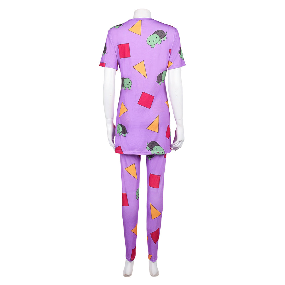 Kpop Demon Hunters Zoey Turtle Pajamas Sleepwear Halloween Carnival Party Cosplay Costume