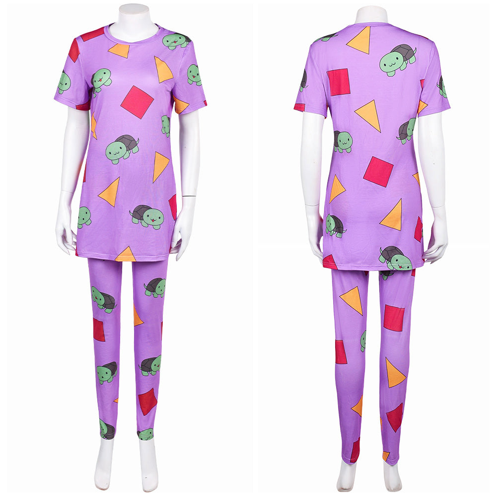 Kpop Demon Hunters Zoey Turtle Pajamas Sleepwear Halloween Carnival Party Cosplay Costume