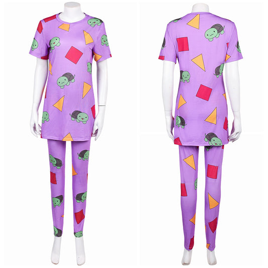 Kpop Demon Hunters Zoey Turtle Pajamas Sleepwear Halloween Carnival Party Cosplay Costume