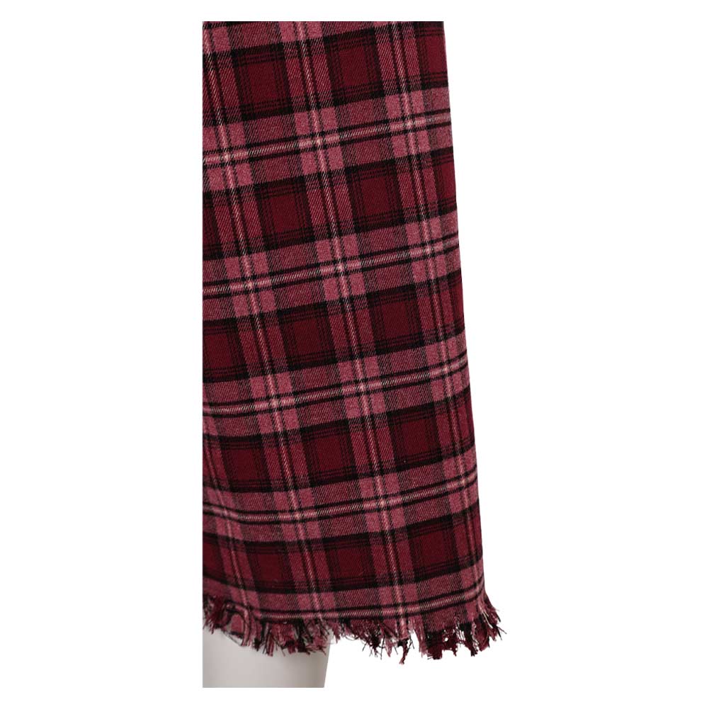 Freakier Friday Anna Coleman Women Black Top Flannel Pants Halloween Carnival Party Cosplay Costume