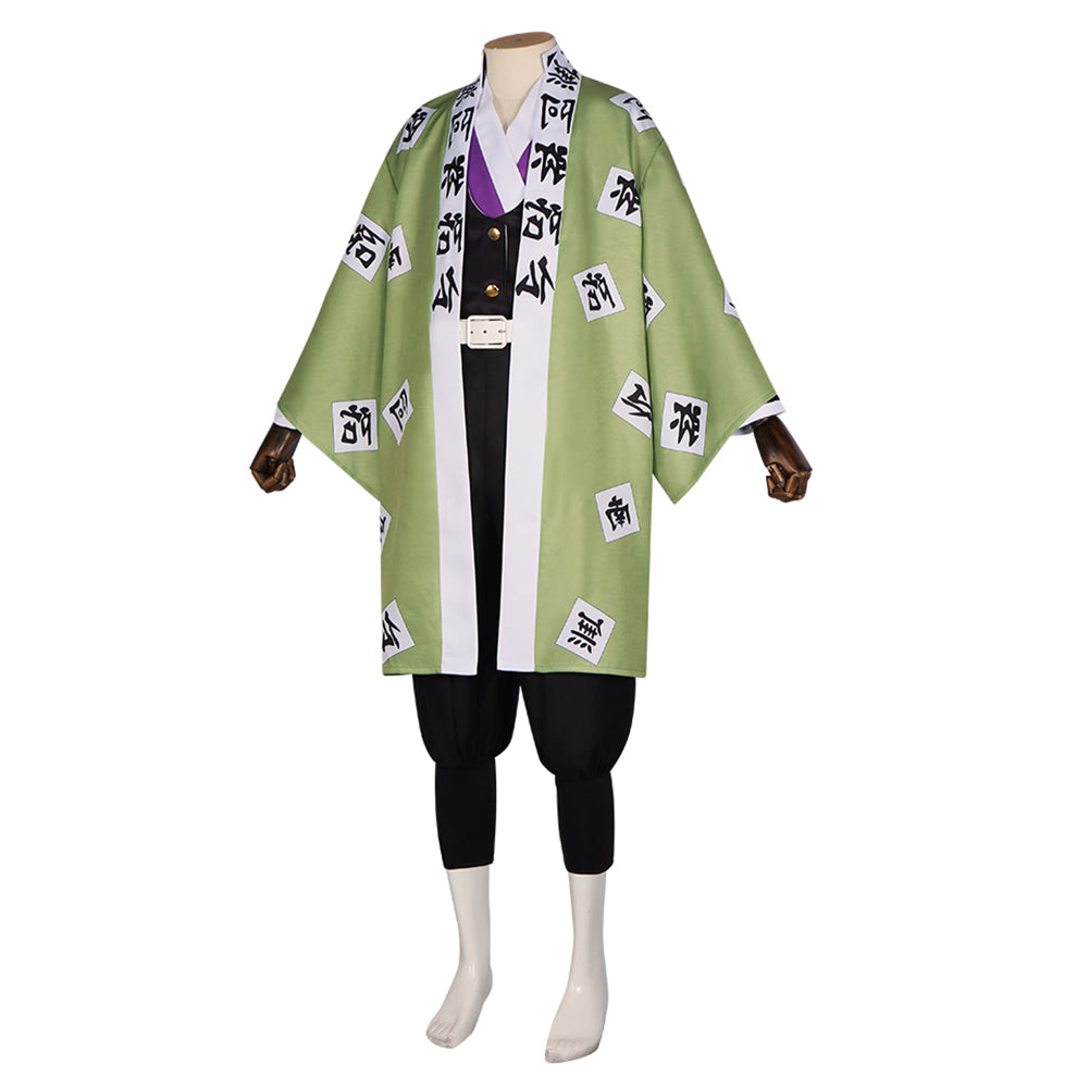 Demon Slayer Himejima Gyomei Outfits Halloween Carnival Suit Cosplay Costume