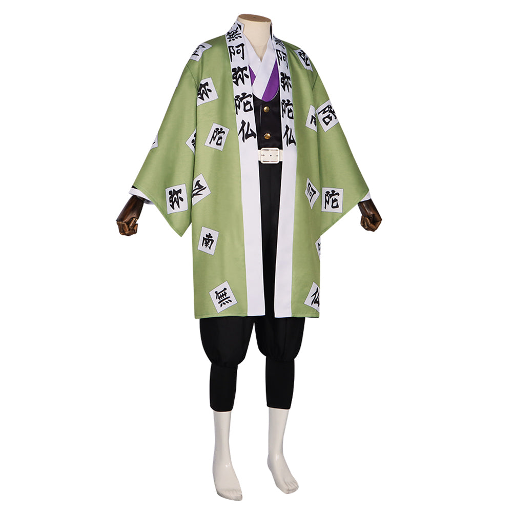 Demon Slayer Himejima Gyomei Outfits Halloween Carnival Suit Cosplay Costume
