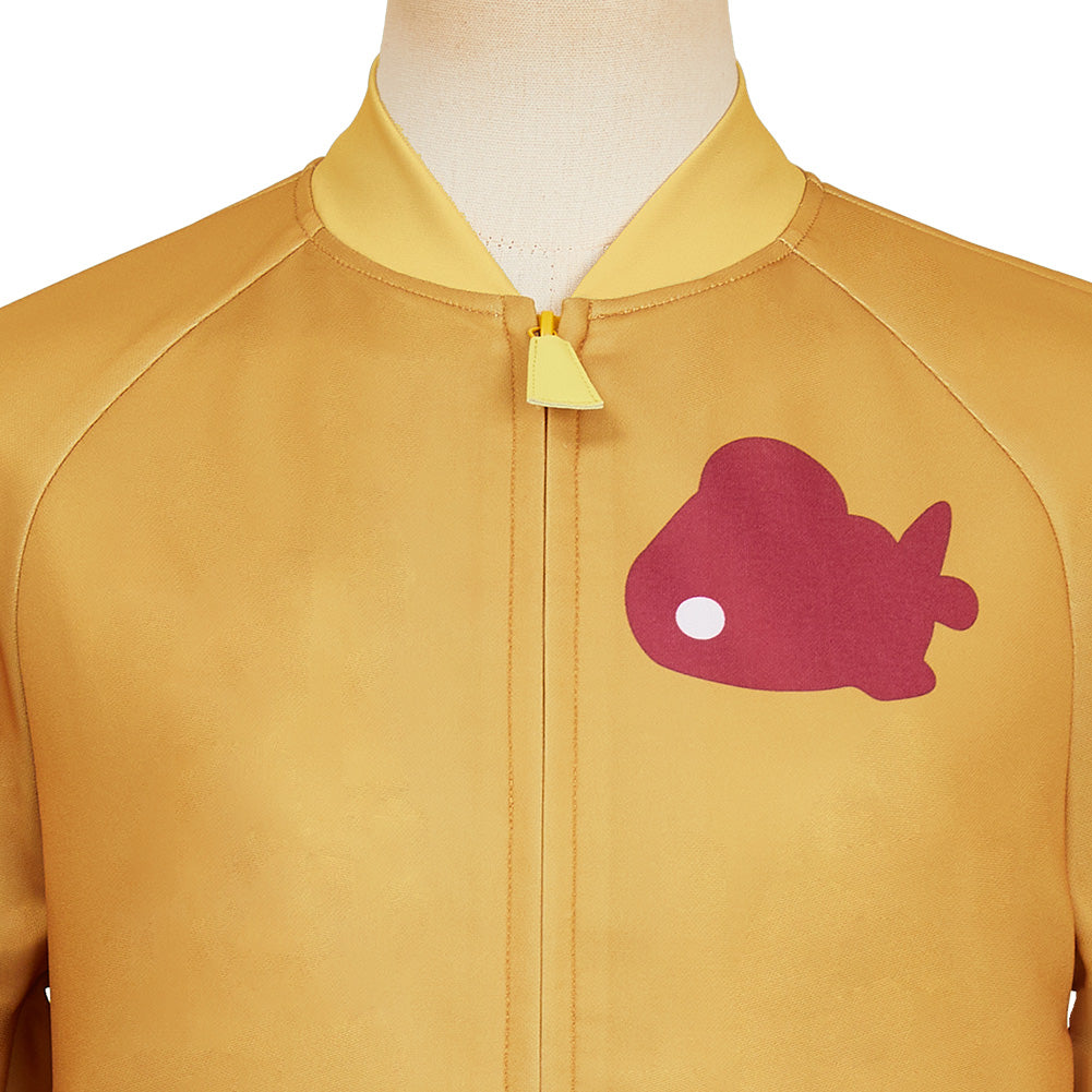 Mobile Suit Gundam (2025) Amate Yuzuriha Yellow Jacket Outfits Halloween Carnival Cosplay Costume