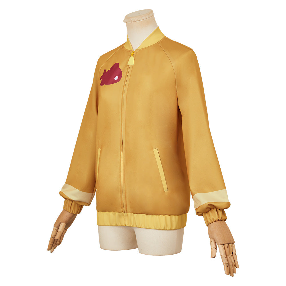 Mobile Suit Gundam (2025) Amate Yuzuriha Yellow Jacket Outfits Halloween Carnival Cosplay Costume
