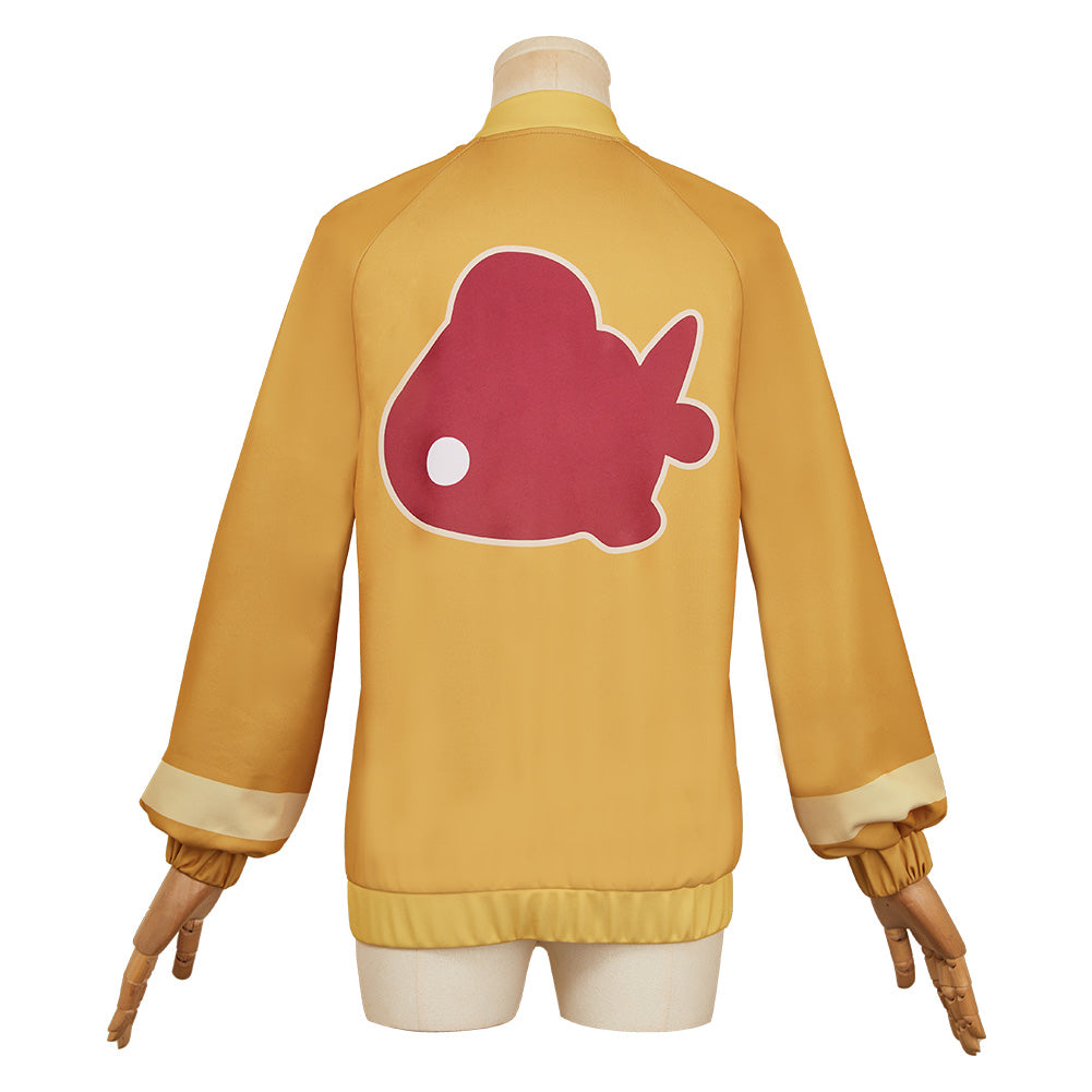 Mobile Suit Gundam (2025) Amate Yuzuriha Yellow Jacket Outfits Halloween Carnival Cosplay Costume