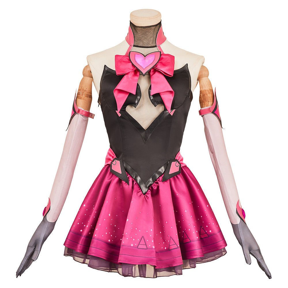 Overwatch D.VA Magical Girl Halloween Carnival Party Cosplay Costume