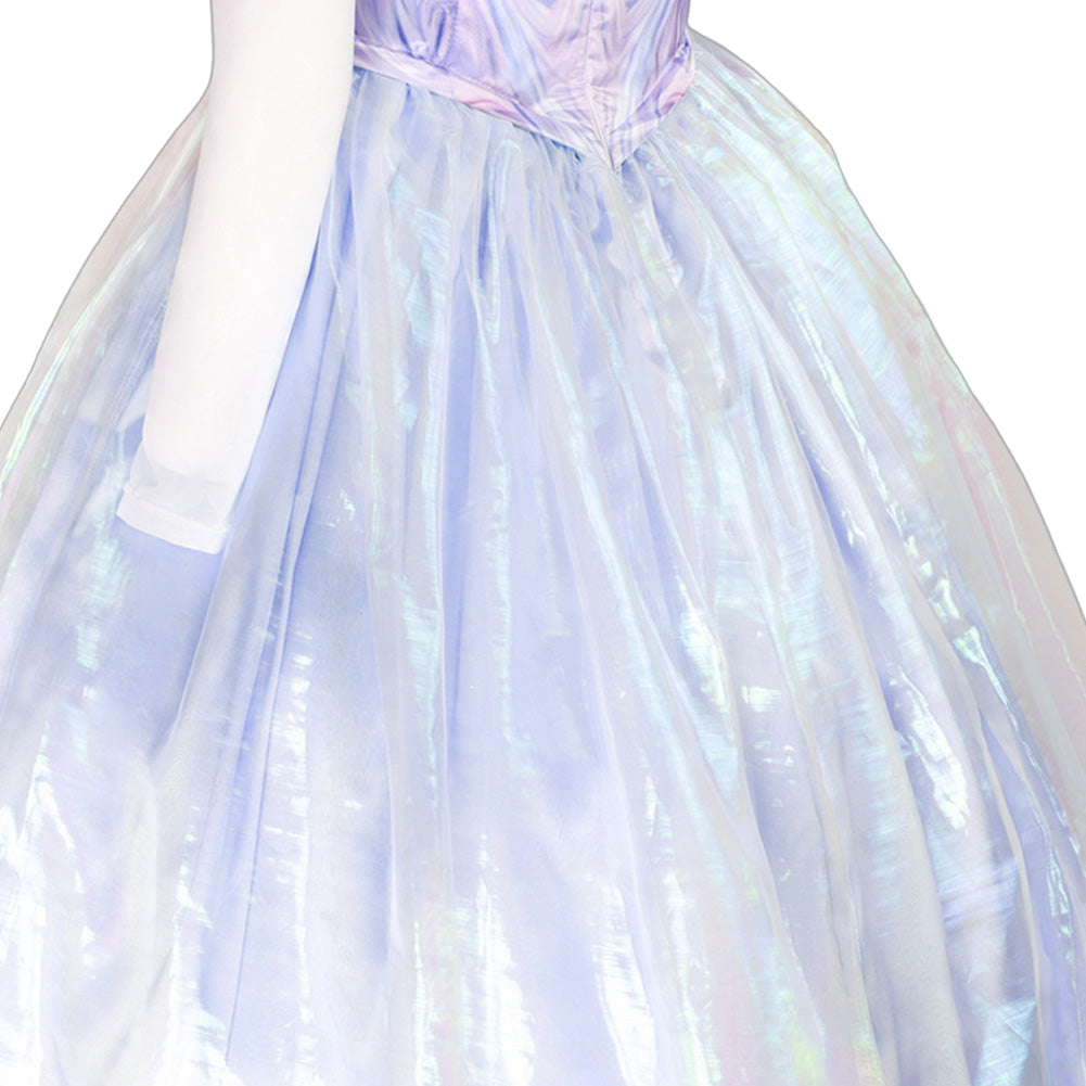 Wicked Glinda Women Light Purple Gown Outfits Halloween Carnival Cosplay Costume