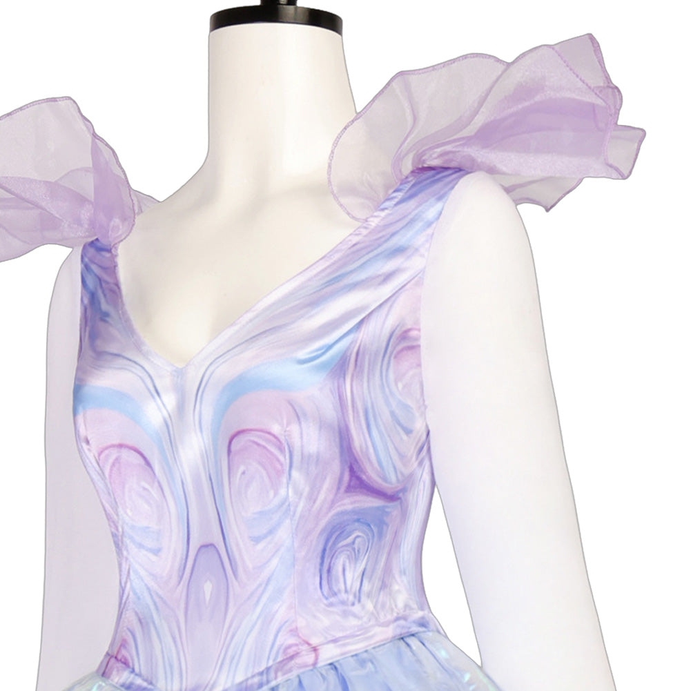 Wicked Glinda Women Light Purple Gown Outfits Halloween Carnival Cosplay Costume